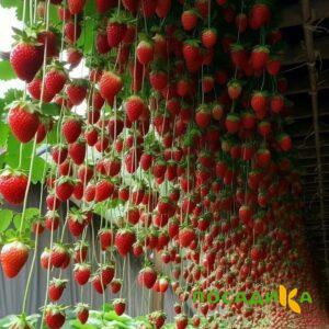 Клубника ампельная Анастасия купить по цене от 370р. в интернет-магазине «Посадика» с доставкой почтой в в Тавдае и по всей России – [изображение №1].